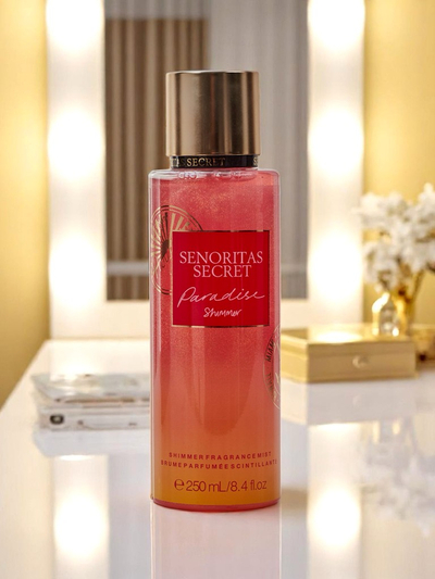 Senoritas Secret Body Mist Paradise Shimmer s třpytkami