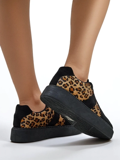 Royalfashion Dámské sportovní tenisky s leopardím vzorem Big Cat