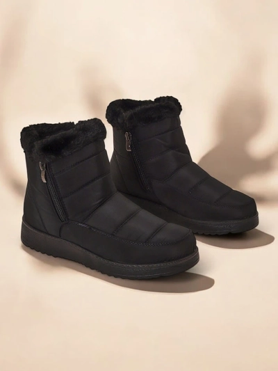 Dámské kotníkové boty Venus Černé z tkaniny Pohodlné na zimu