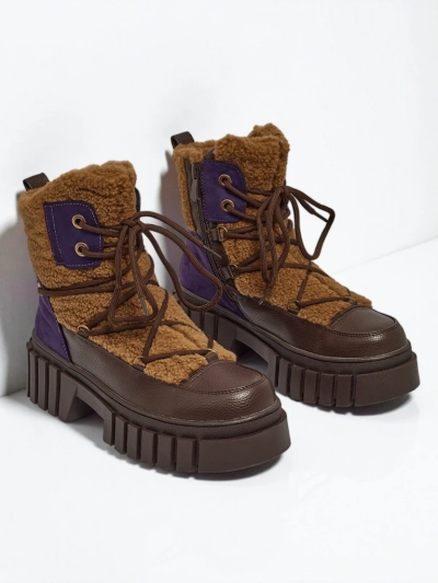 Dámské workery s kožíškem Cindora