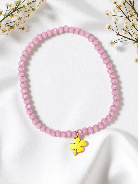 Royalfashion Dámský náramek s přívěskem jetel