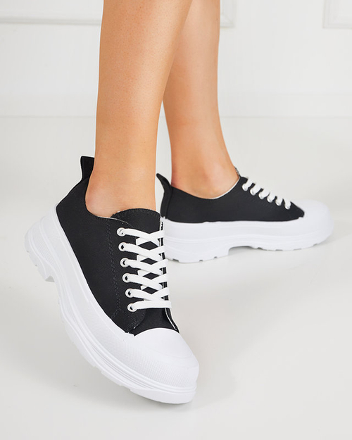 OUTLET Чорні жіночі спортивні кросівки Cresoma - Взуття