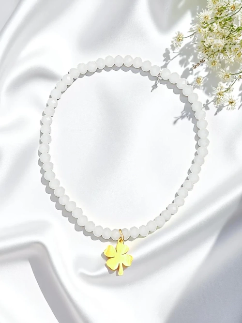 Royalfashion Жіночий браслет з кулоном у вигляді конюшини