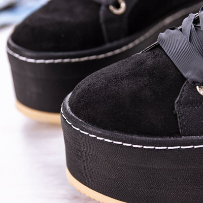 Černé popínavé rostliny na platformě Anime - Obuv