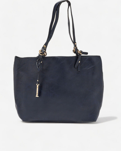 Royalfashion Námořnická modrá dámská shopper kabelka