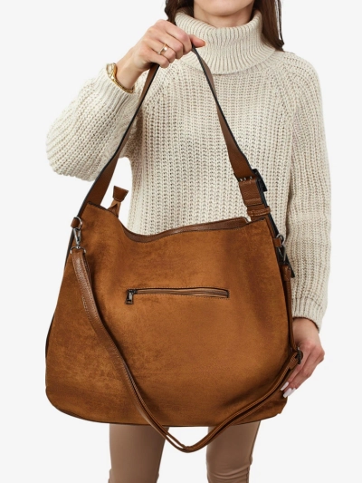 Жіноча сумка-шопер еко-замшева Donenn