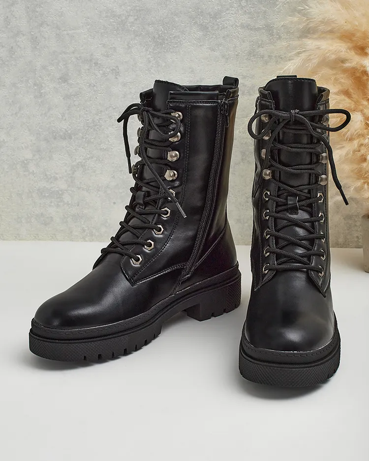 Royalfashion Dámské vysoké boty Ubbus bagger