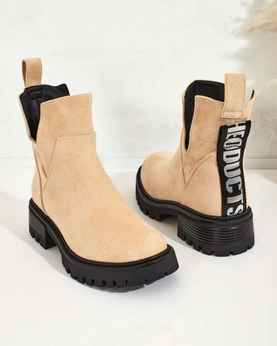 Royalfashion Dámské kozačky Gorgie s výřezem