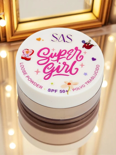 Sypký pudr na obličej s SPF 50 Golden Glow