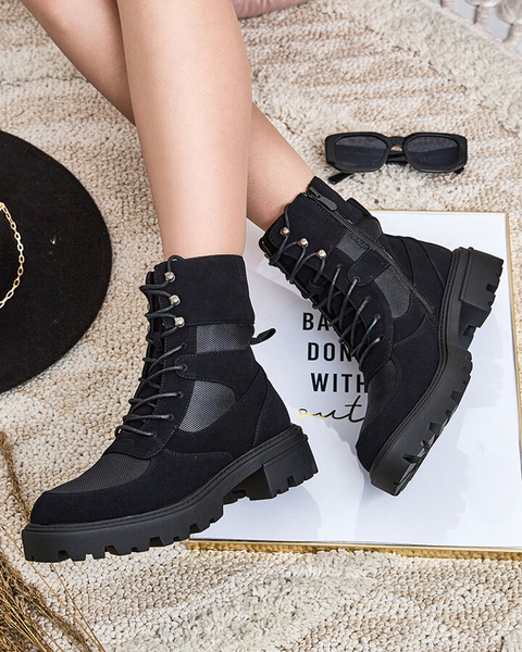 Royalfashion Dámské šněrovací kozačky Hovienta