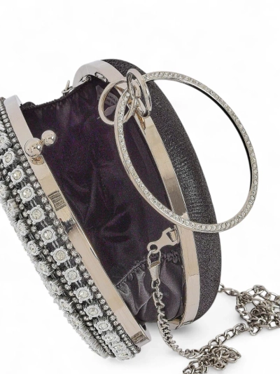 Royalfashion Копертова жіноча сумочка з цирконами Elira Noir