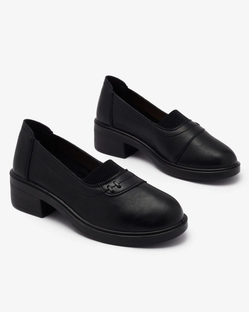 Чорні жіночі мокасини Nasannae - Взуття