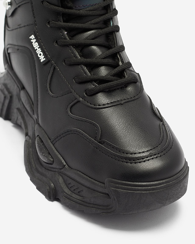 Dámské zateplené zimní boty na pevné podrážce Cefereda - Obuv