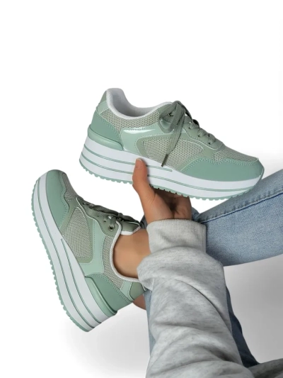 Royalfashion Dámské sportovní tenisky na platformě Revived