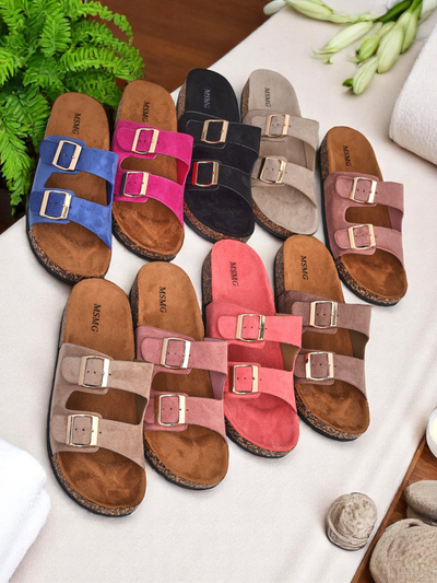 Royalfashion Dámské žabky s přezkami Foumy