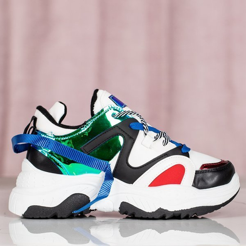 Спортивне потворне взуття з голографічними вставками Viridiana - Взуття