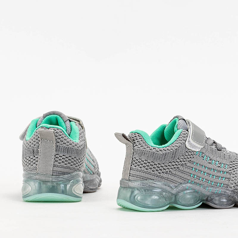 Dětské tenisky Astra Šedé Syntetické Sportovní na Léto