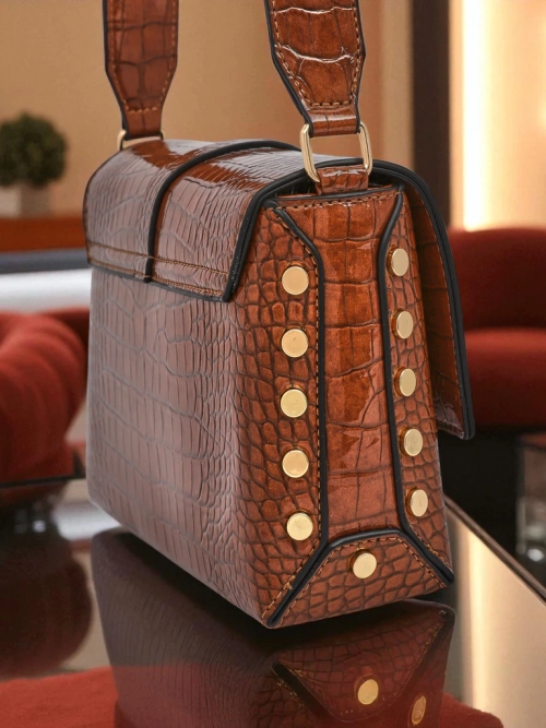 Royalfashion Лакована маленька жіноча сумочка з екошкіри Velia Crest