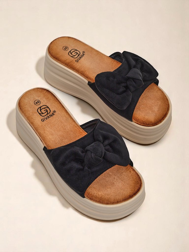 Royalfashion Dámské platformové nazouváky Givan