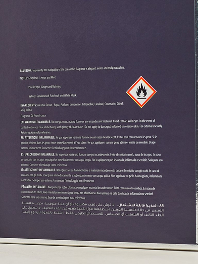 Inspirovaná parfémová voda pro muže Blue Icon