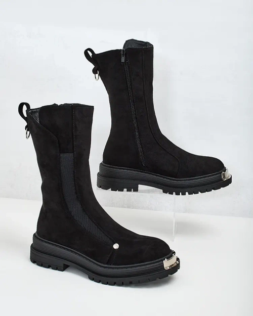 Royalfashion Жіночі чоботи з екозамші Homni