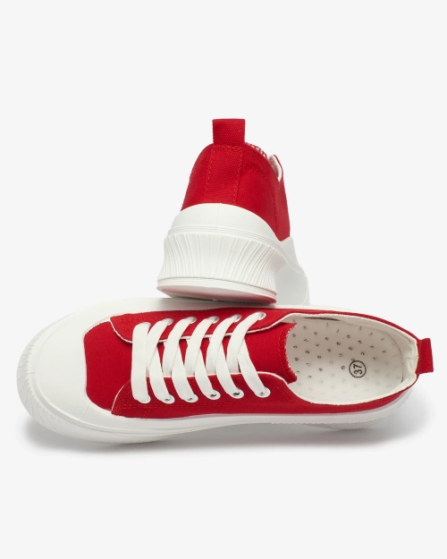 OUTLET Royalfashion Red Luceri спортивні кросівки на платформі