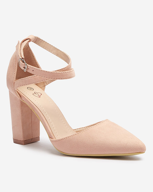 Рожеві жіночі туфлі-човники на стійці Amagy- Footwear