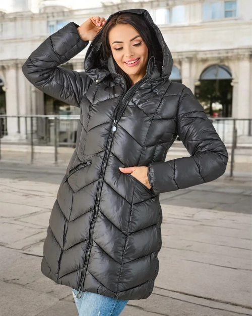 Royalfashion Жіноче зимове стегневе куртка