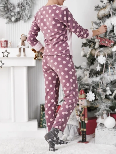 Royalfashion Dámské pyžamo a'la fleece Hello Winter
