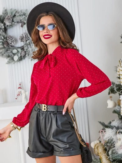 Royalfashion Жіноча сорочка з стразами