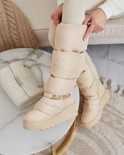 Royalfashion Dámské boty a'la snow boots Dertrata