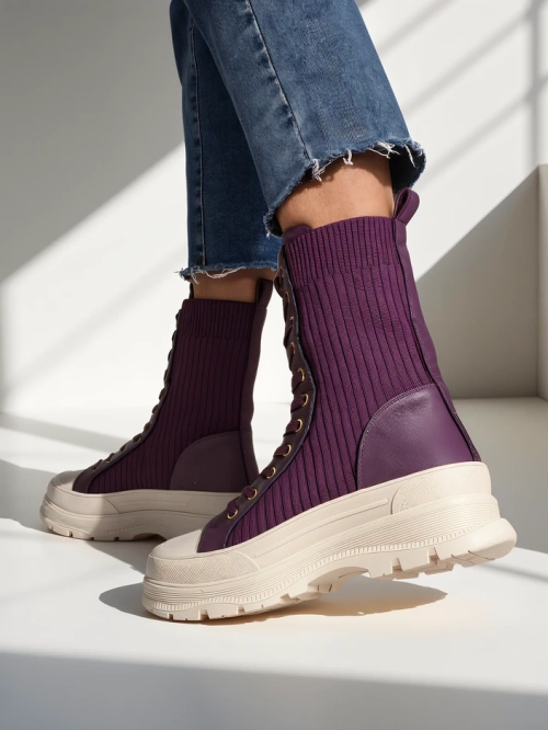 Royalfashion Жіночі високі робочі черевики Fosilla