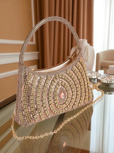 Royalfashion Dámská psaníčko s zirkony Sova Glint