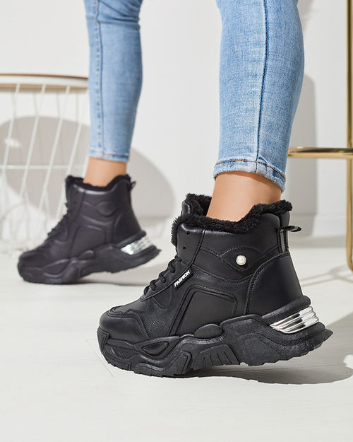 Черевики зимові утеплені на суцільній підошві Cefereda - Взуття