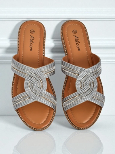 Royalfashion Dámské pantofle pletené Woven Breeze