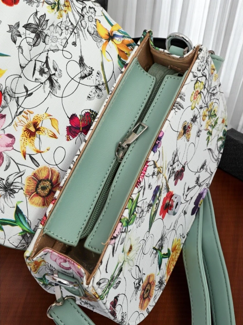 Royalfashion Маленька жіноча сумочка з екошкіри у квіти Ori Elle