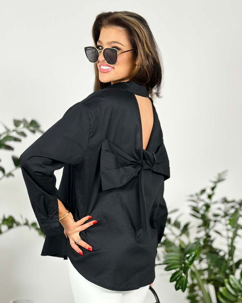 Royalfashion Жіноча сорочка з бантом