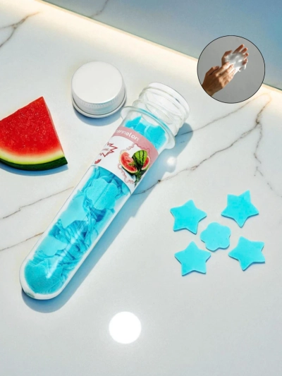 Royalfashion Papírové mýdlo na cesty s hvězdami Watermelon