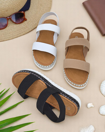 Sandály Royalfashion pro ženy s dekorativní podrážkou Zindas