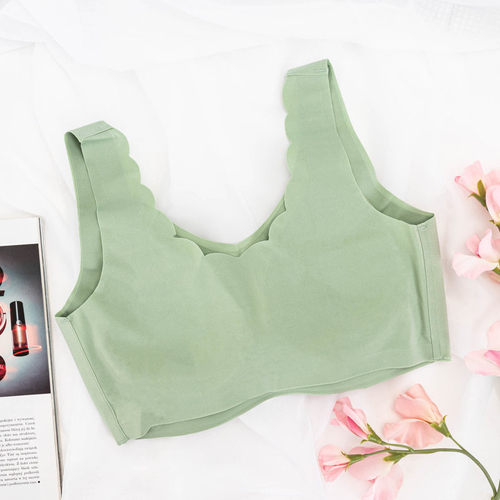 Зелений жіночий спортивний бюстгальтер