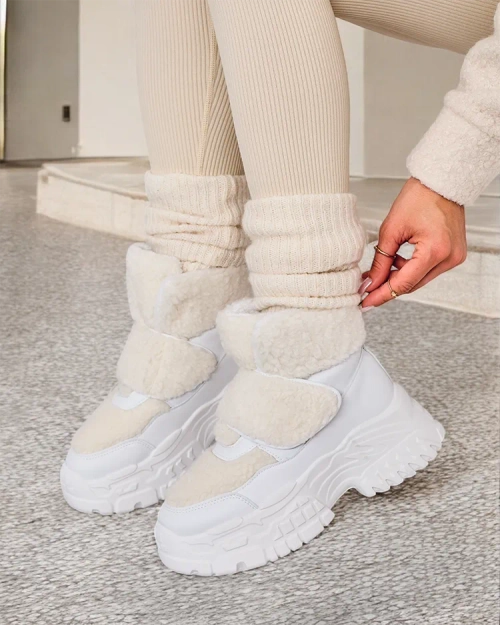 Жіночі снігоступи Royalfashion з овчиною Segulla