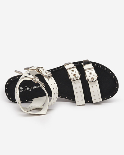 Білі жіночі босоніжки Flodi