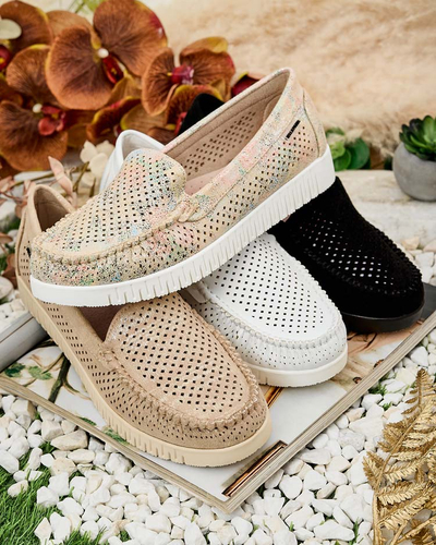 Royalfashion Жіночі ажурні мокасини Nafis