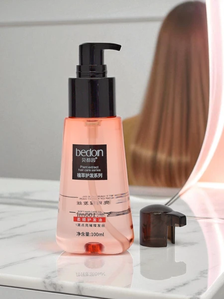 Přírodní vlasový olej s rostlinným extraktem