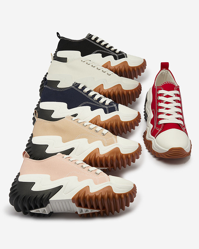 Sportovní boty a'la tenisky v bílé barvě Ascota- Obuv