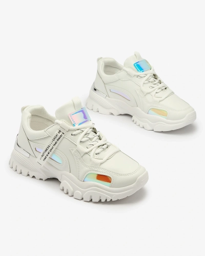 Bílé dámské tenisky Holys - Obuv