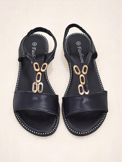 Royalfashion Dámské sandály s ozdobnými pásky Siena Glow