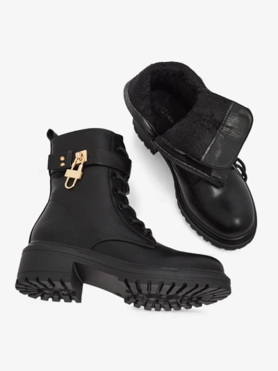 Жіночі Ботфорти Luna Чорні Шкіряні Елегантні на Осінь