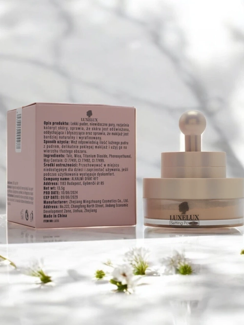 Luxelux Loose Powder with Sponge for Face 02 13.5 g