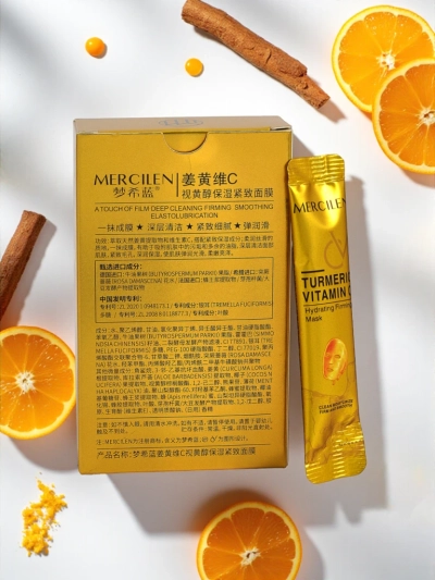 Aurelia Vita Hydratační Maska s Kurkumou a Vitamínem C Mercilen 25ml